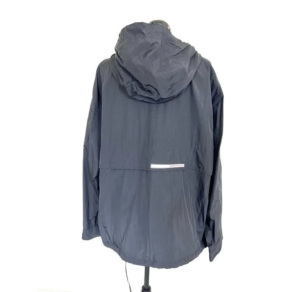 Moose Knuckles Steroes Anorak wind break jacket black